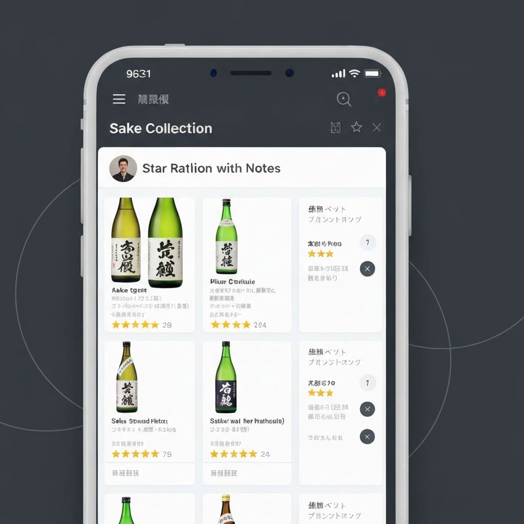 日本酒コレクション画面