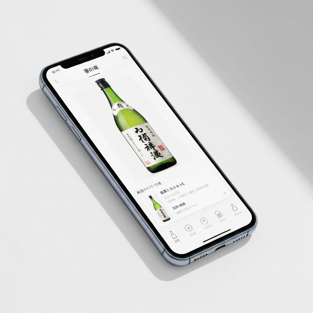 酒ログアプリのラベルスキャン画面