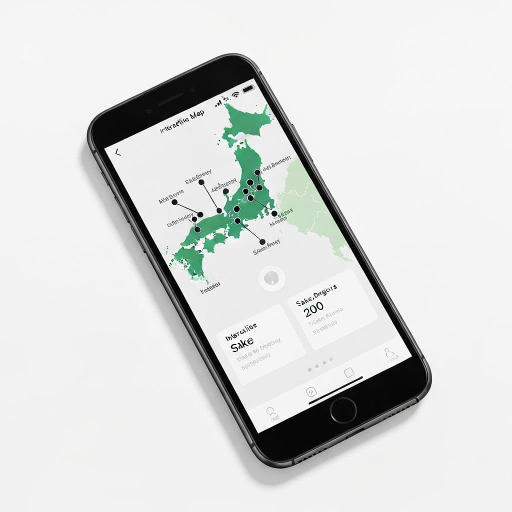 都道府県別の酒マップ